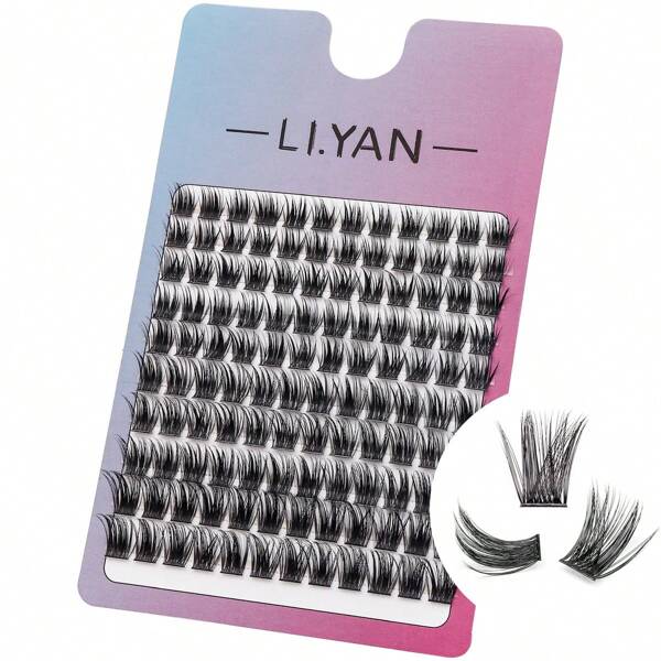 120 Peças Cílios Falsos, Aglomerados De Cílios, Fios De Comprimento, Amigáveis Para Lentes De Contato, Fácil De Aplicar, Tiras De Cílios Reutilizáveis, Extensão Diy De Cílios Longos Individuais