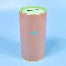 1 件卡通鯨魚存錢筒和筆筒,送給孩子的絕佳禮物 - 淺粉色 - 查看 4
