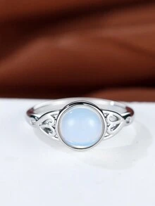 1 件男女通用极简主义镂空半圆环简约白色相册，尺寸 5-13，波西米亚风格，适合婚礼/订婚/派对/旅行配件