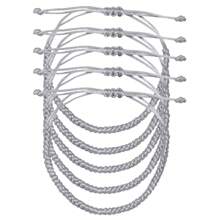 1pc Men's Lucky Weave Bracelet, Wholesale Men's Multi-item Bracelet Set, Daily Match, Valentine's Day Gift - Black - View 15