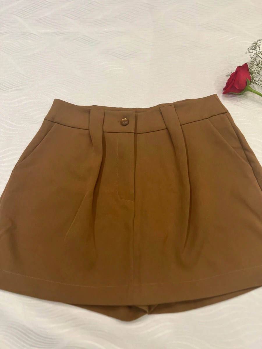 Women Skirts - 駝色 - 查看 1