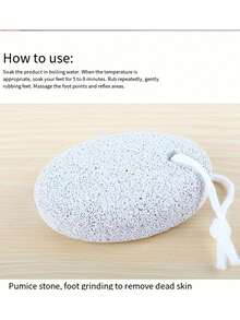 天然浮石,1入組火山石腳部打磨工具硬皮膚除雞眼,適用於手足,腳部削皮,除死皮角質 - 彩色 - 查看 5