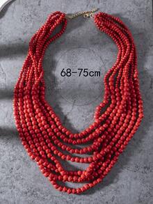 Dây chuyền mặt dây chuyền nam - Đỏ - Xem 5