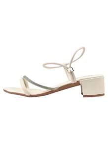 Women Heeled Sandals - Champagne - View 3