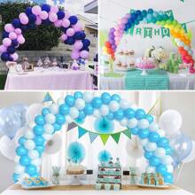 1 Set Table Balloon Arch Kit, Adjustable Balloon Arch Stand Frame For Different Size Tables, Balloon Garland Decorations Of Birthday Party Wedding Graduation Bachelor Party - White - View 6