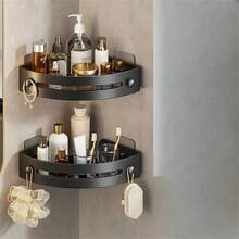 Estantería De Almacenamiento Para Baño - Negro - Ver 4