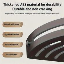 Estantería De Almacenamiento Para Baño - Negro - Ver 3