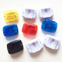 1 Podómetro De Función Única Lcd Contador De Funcionamiento De Un Solo Botón Con Colores Aleatorios - Multicolor - Ver 5