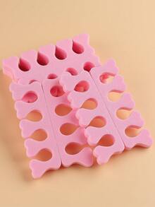 20pcs Pink Sponge Finger Splitter Nail Tools Nail Polish Finger Splitter Repair Toe Nails Separator Nails Art Tools - Pink - View 3