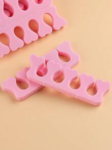 20pcs Pink Sponge Finger Splitter Nail Tools Nail Polish Finger Splitter Repair Toe Nails Separator Nails Art Tools - Pink - View 5