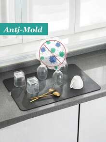 1 件聖誕咖啡吧墊,餐具乾燥墊,檯面吸水咖啡機墊隱藏污漬,適合濃縮咖啡機/咖啡壺/餐具架/廚房/聖誕裝飾聖誕裝飾,咖啡墊- 隱藏污漬吸水橡膠背襯廚房櫃檯快乾墊咖啡吧配件 咖啡機用餐具乾燥墊 咖啡機 咖啡壺 濃縮咖啡機 - 綠色 - 查看 11