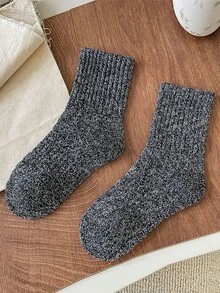 3 Pares/paquete De Escarpines De Estilo Antiguo Para Niños En Tonos Azules - Multicolor - Ver 6