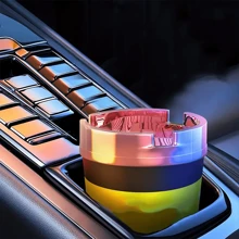 1pc Portable Outdoor/Indoor/Car Use Ashtray - Purple - View 2