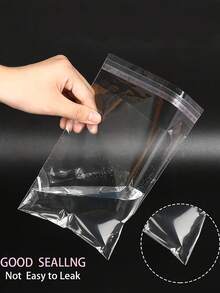 100入組自封閉式玻璃紙袋7x9.8英寸,透明再封閉式自粘玻璃紙袋,大型封袋塑料袋批量包裝小禮物,派對禮品和玩具 - 18*25+3(公分) - 查看 4