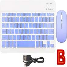 teclado y ratón bluetooth - Azul - Ver 4