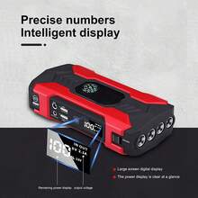 Portable Car Emergency Starter 28000mah - Red - View 7