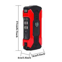 Portable Car Emergency Starter 28000mah - Red - View 4