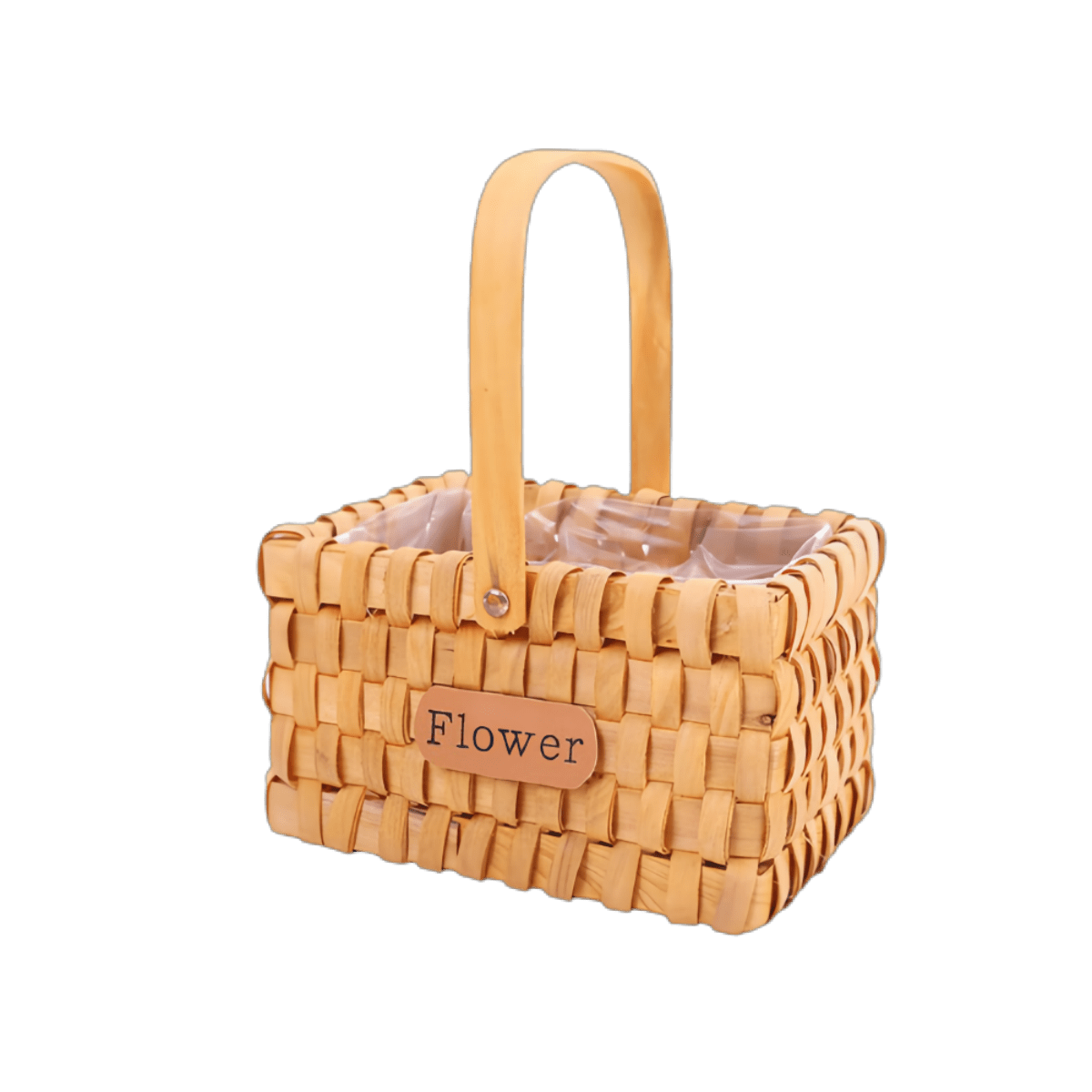 Set of 1 Handwoven Flower Baskets for Weddings and Picnics Add a