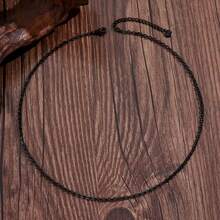 簡約不銹鋼o形鏈女士頸鏈,適合節慶穿著的女性飾品