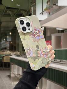 1 Ốp điện thoại dạng phim cảm ứng bóng loáng Lotus Tương thích với iPhone - Nhiều màu - Xem 1