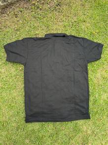 Men Polo Shirts - 黑色 - 查看 3