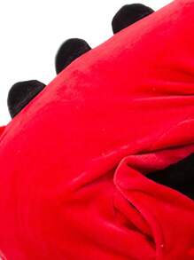 Pijamas Kigurumi Dinosaurio Rojo Pijama Completa Mameluco Disfraz Unisex Halloween - Rojo - Ver 6
