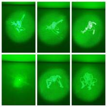 LASER RECARGABLE  CON 24 IMAGENES, PUNTERO VERDE CON IMAGENES DE NAVIDAD - Negro - Ver 5