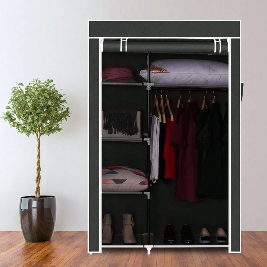 Portable Closets - Black - View 1