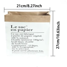 White Paper Bag Shaped Vase - White - View 2