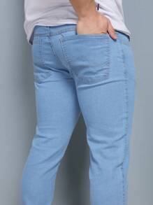 Calça Jeans Skinny Masculina Com Lycra Estica