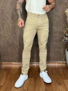 Urban Zone Jeans Men Pants - 1 màu be +1 kaki - Xem 4