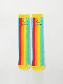 Calcetines Altos Infantiles Hasta La Rodilla - Multicolor - Ver 3