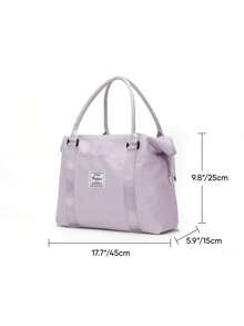 Trẻ em Du lịch Duffel Túi Túi tote Túi đeo vai Thể thao Túi thể thao Thể thao Cái túi , Gấp lại Dung lượng lớn Không thấm nước Túi hành lý Cuối tuần Tiếp tục Kích thước Du lịch Túi vải thô Cho du lịch , Đi bộ du lịch , Ngoài trời , Món quà Đối với Con trai Và Cô gái - Màu tím hoa cà - Xem 7