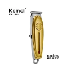 KEMEI Điện lực Tông đơ cắt tóc Với Dầu Đầu , Tóc chuyên nghiệp Máy cắt , Năng lượng cao , Màn hình LCD Với Đẩy Thiết bị - Vàng - Xem 2