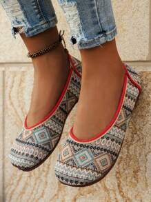 女士平底透氣步行鞋,適用於休閒穿著