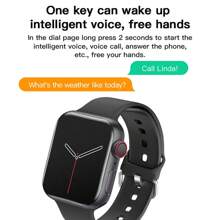 Lemfo 粉紅矽膠錶帶女士智慧運動手錶