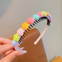 1pc Adorable Resin Hair Clip For Children (color Random And Not Fixed) - Multicolor - View 3