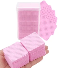 400 stuks niet afstotende nagellakremover doekjes