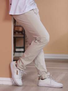 Men Pants - Beige - View 5