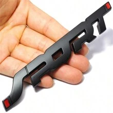 3D Sport Logo Emblem Badge Decals for Car, Truck, SUV, Universal Car Truck Side Fender Rear Trunk Adhesive Sticker - Multicolor - View 2