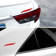 3D Sport Logo Emblem Badge Decals for Car, Truck, SUV, Universal Car Truck Side Fender Rear Trunk Adhesive Sticker - Multicolor - View 8