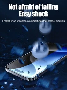 1 Set High Clear Ceramic Matte Screen Protector Compatible With IPhone 15/15 Plus/15 Pro/15 Pro Max, Full Coverage With Rounded Edges. Using Matte Ceramic Electroplating Technology To Prevent Fingerprints, Water Stains And Scratches With High Rebound Resistance. It Provides Full Screen Dust Protection Without Leaving Any White Edges. Compatible With IPhone 11-15 Series. - Clear - View 6