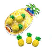 Creative Realistic Pineapple Shaped Eraser, Cartoon Fruit Rubber Eraser, Stationery Gift For Students - Multicolor - View 3