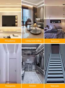 10M/5M/3M/2M/1M LED Strip Lights, TV Background Lights, Home Atmosphere Decor Lighting, LED Night Lights For Home, Room, Living Room, Bedroom, Kitchen Decor