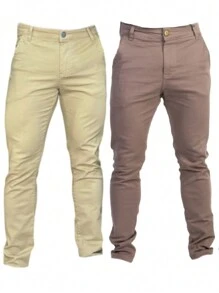 Urban Zone Jeans Men Pants - 1 màu be +1 kaki - Xem 1