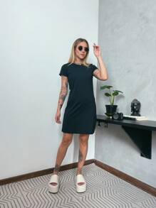 Aveloz Women Dresses - 黑色 - 查看 3