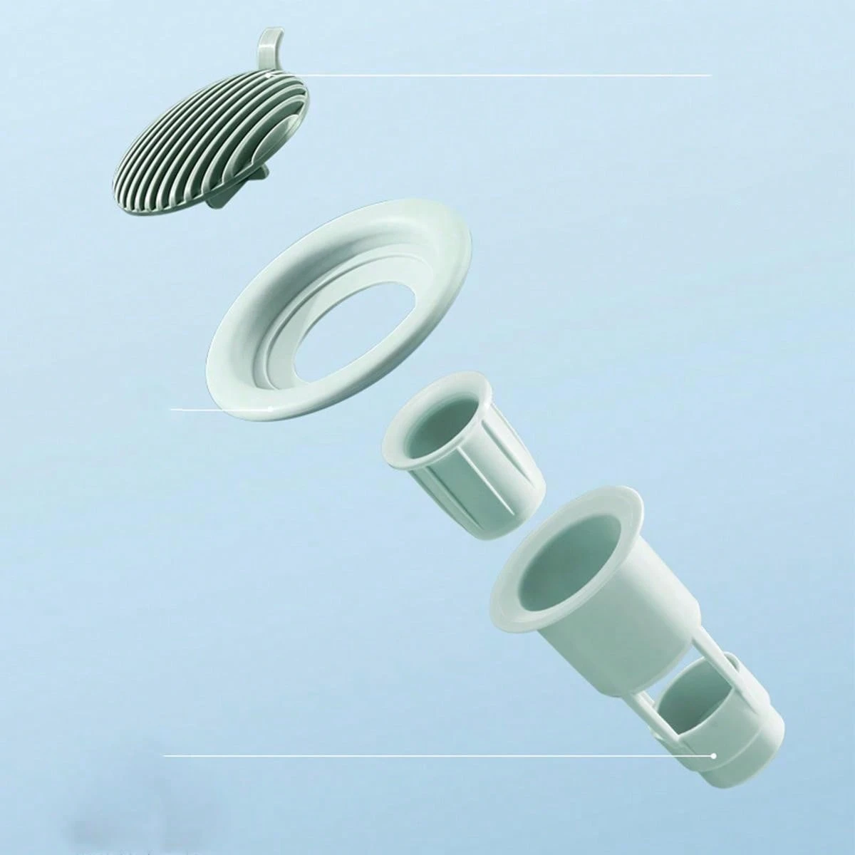 Valvola unidirezionale scarico a pavimento antiodore guarnizione per la prevenzione degli insetti tappo per filtro per fognatura scolapiatti per doccia veloce accessori per il bagno della cucina  13
