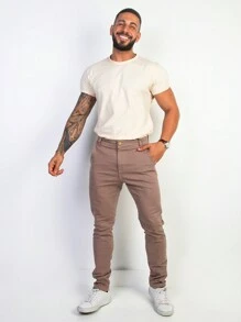 Urban Zone Jeans Men Pants - 1 màu be +1 kaki - Xem 6