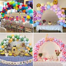 1 Set Table Balloon Arch Kit, Adjustable Balloon Arch Stand Frame For Different Size Tables, Balloon Garland Decorations Of Birthday Party Wedding Graduation Bachelor Party - White - View 5