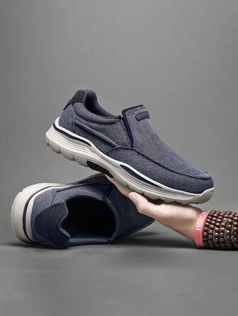 Lightweight, Non-Slip Plus Size Casual Breathable Wide Loafer Slip-On Shoes